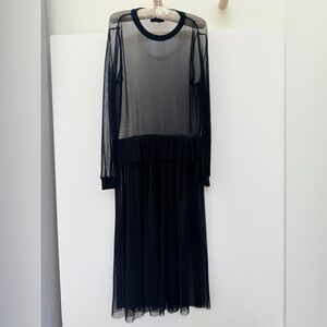 Christopher Bu Sheer black dress